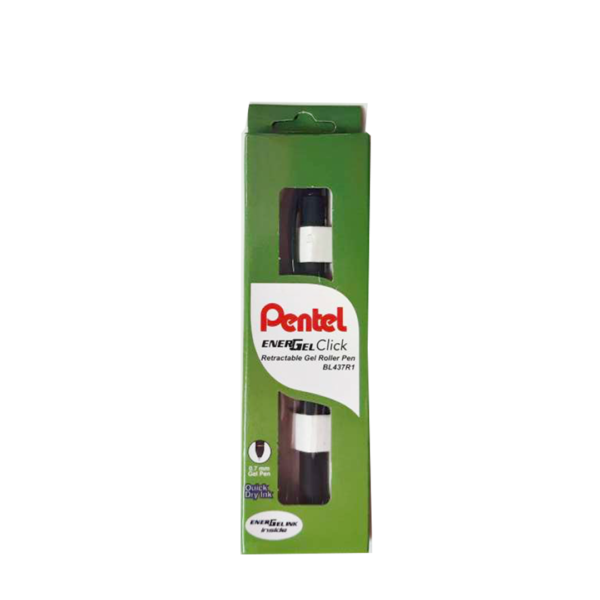 Pentel EnerGel Click Pack of of 10 - Black